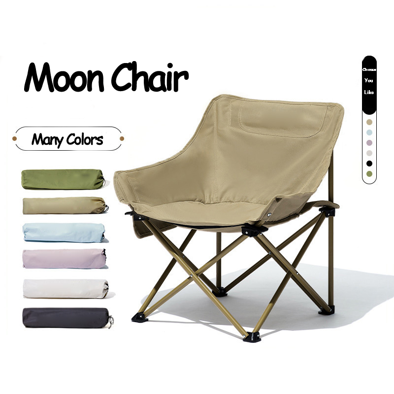 Outdoor Camping Moon Chairs and Fishing Chair